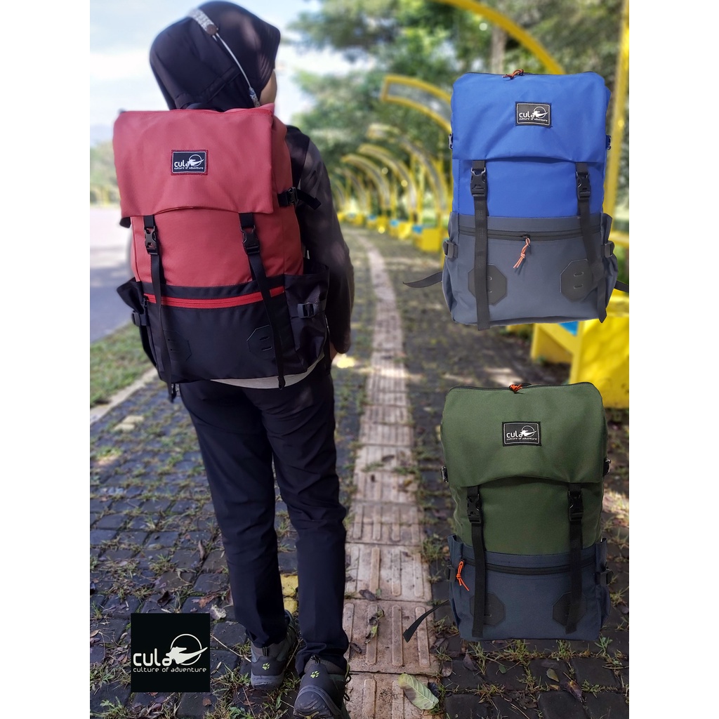 CULA BACKPACK 25l dAYPACK SLOT Laptop Tas Gendong Sekolah Backpack Pria Wanita