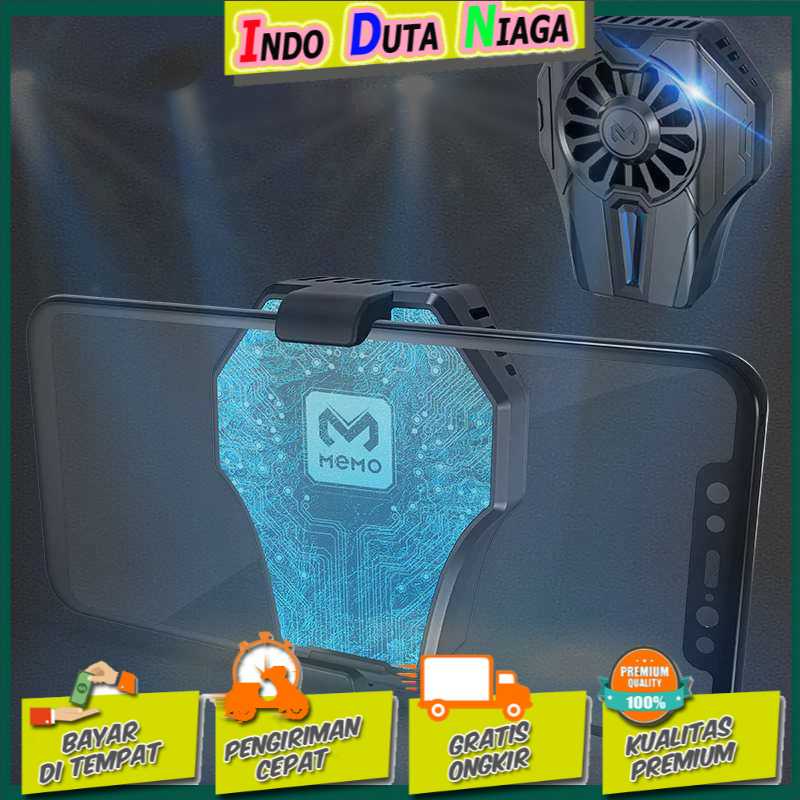 IDN TECH - MEMO Smartphone Cooling Fan Kipas Pendingin Radiator Heat Sink -DL01