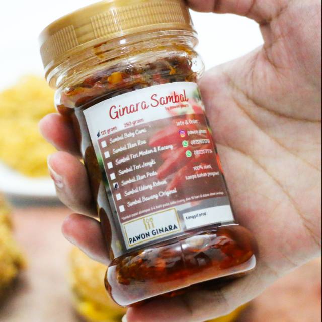 

Sambal Ikan Peda 125gr