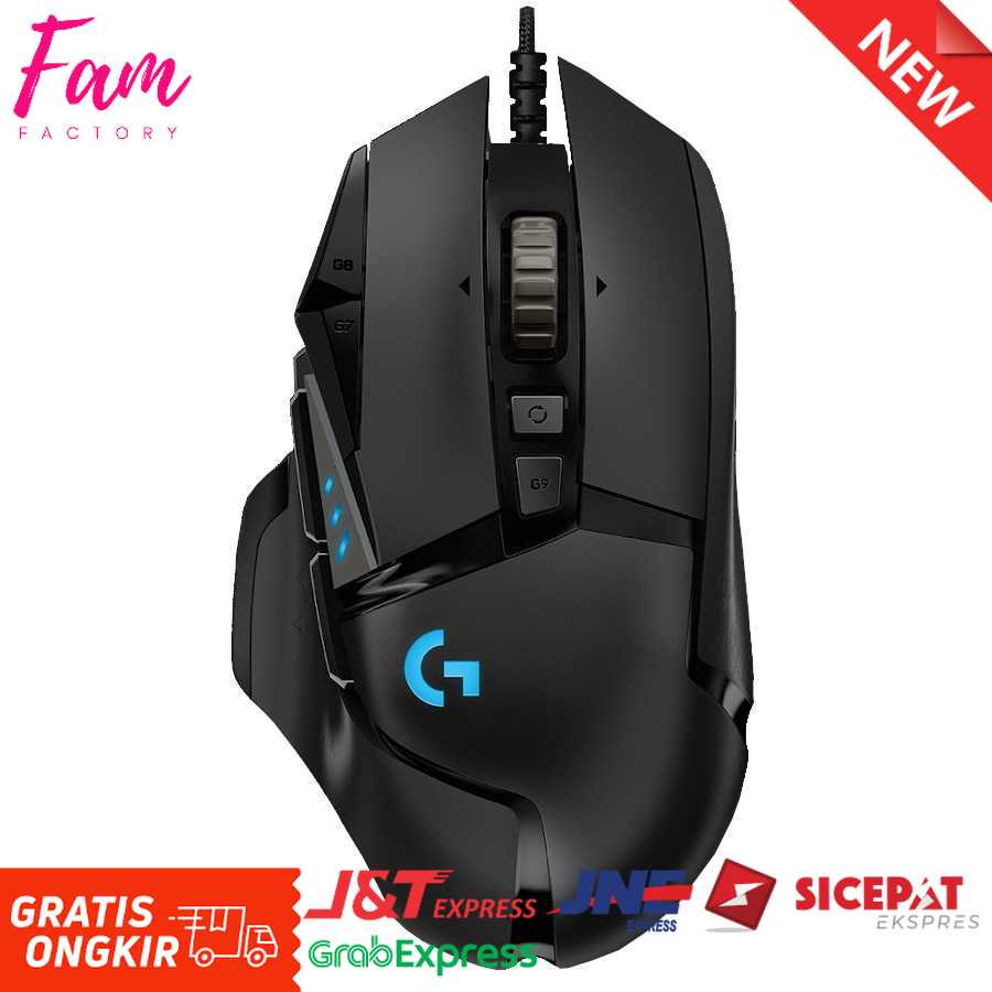 Logitech G502 HERO 16K Sensor Lightsync RGB Tuneable Gaming Mouse