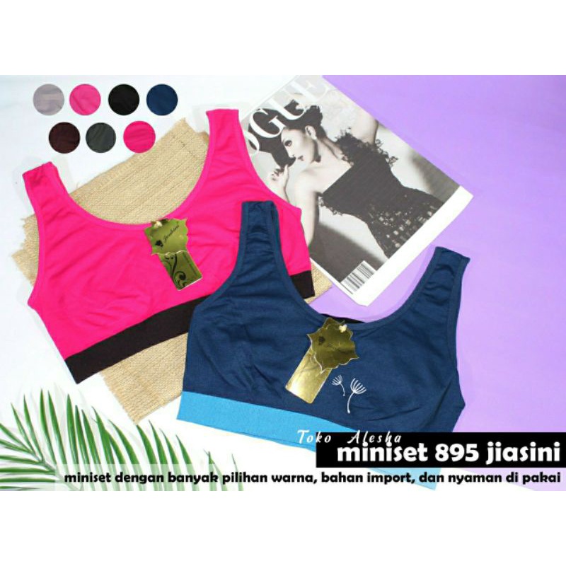JIASINI  MINISET  RAJUT  IMPORT /BRA SPORT JUMBO MURAH