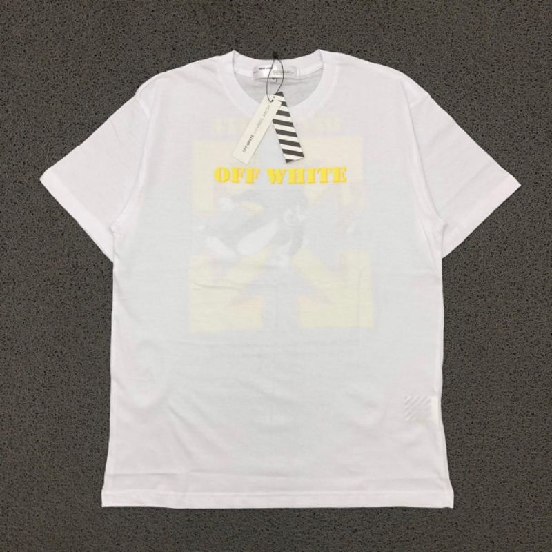 KAOS OFF WHITE HIGH QUALITY CASUAL HYPE FASHION PRIA