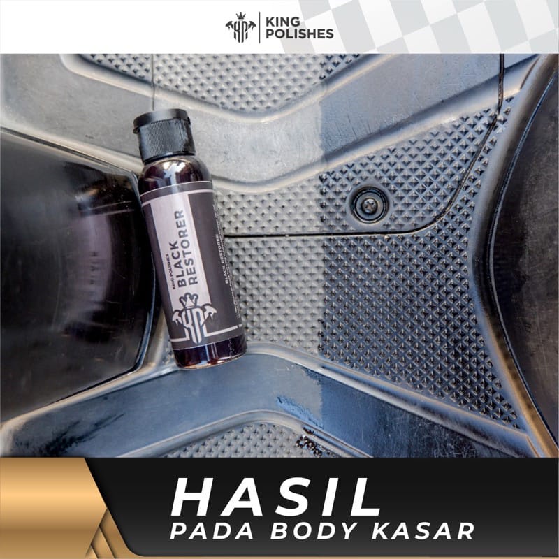 Penghitam Body Kasar Motor Permanen Black Restorer 100ml