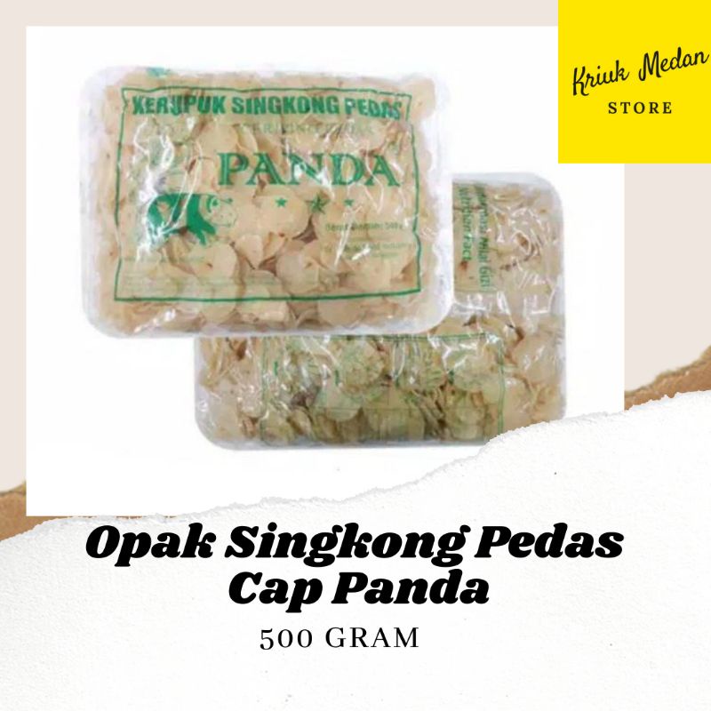 

Opak Singkong Mini Mentah / Kerupuk Singkong Pedas 500 Gram