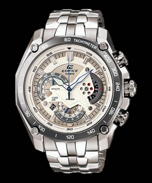 Casio Edifice EF-550 All Steel Silver 45mm For Man