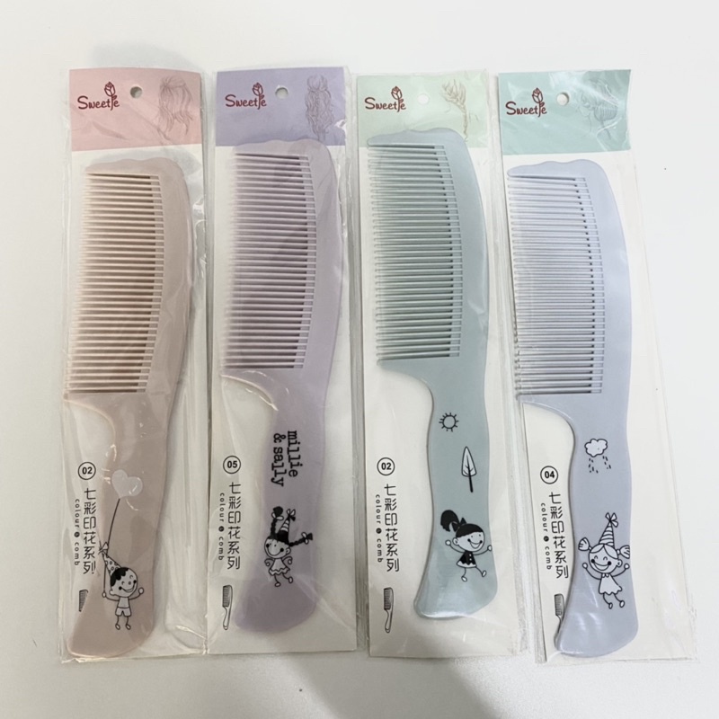 SISIR RAMBUT BTS BT21 / SISIR BESAR BTS / SISIR UNICORN PLASTIK / sisir lurus plastik