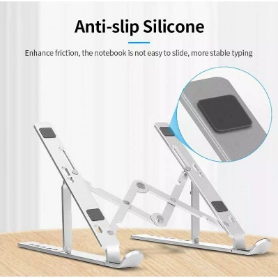 Stand Holder Laptop TATAKAN Macbook Notebook IPAD Mac dudukan lipat Holder Stand Laptop Multifungsi Stand Laptop Holder Lipat Standing Tablet universal Laptop stand holder laptop 30093 AIDO