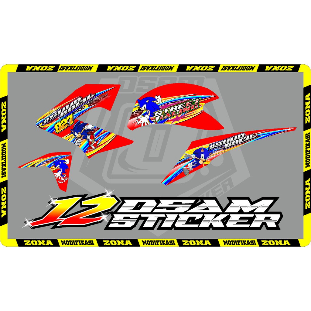 COD Stiker Striping CB150R Old Hologram