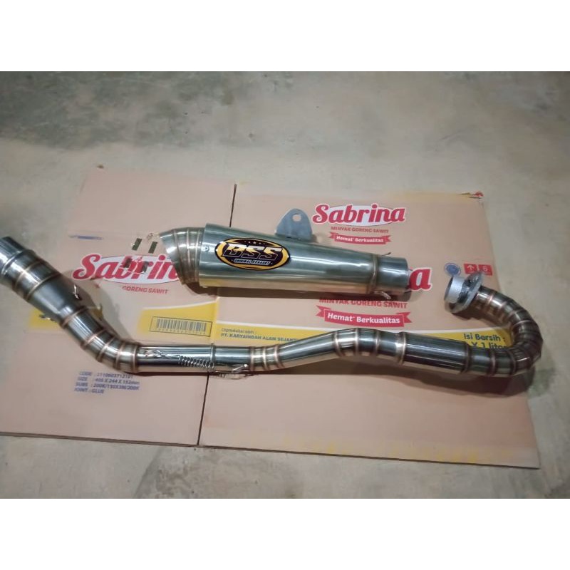 KNALPOT BSS JISAW KOLONG ATAS PNP D'TRACKER KLX CRF