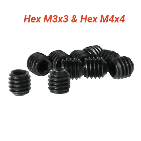 Hex M3x3 M4x4 baut hsp wltoys rc car