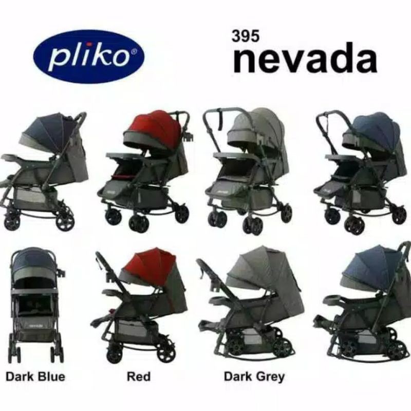 Pliko Baby Stroller Nevada 395 Kereta Dorong Bayi