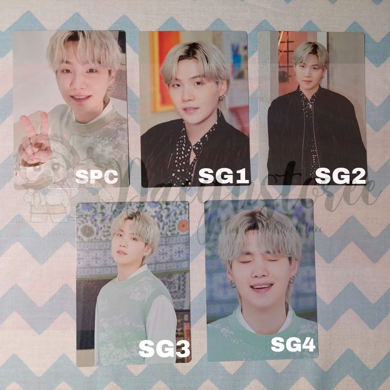 READY STOCK SHARING MINI PHOTOCARD MPC PTD ON STAGE SEOUL SUGA JHOPE BTS UNIT