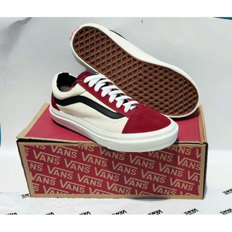 SEPATU V4NS OLD SKOOL MAROON MOCCA OG GRADE ORI V4NS PREMIUM SEPATU SNEAKERS PRIA  SNEAKERS WANITA