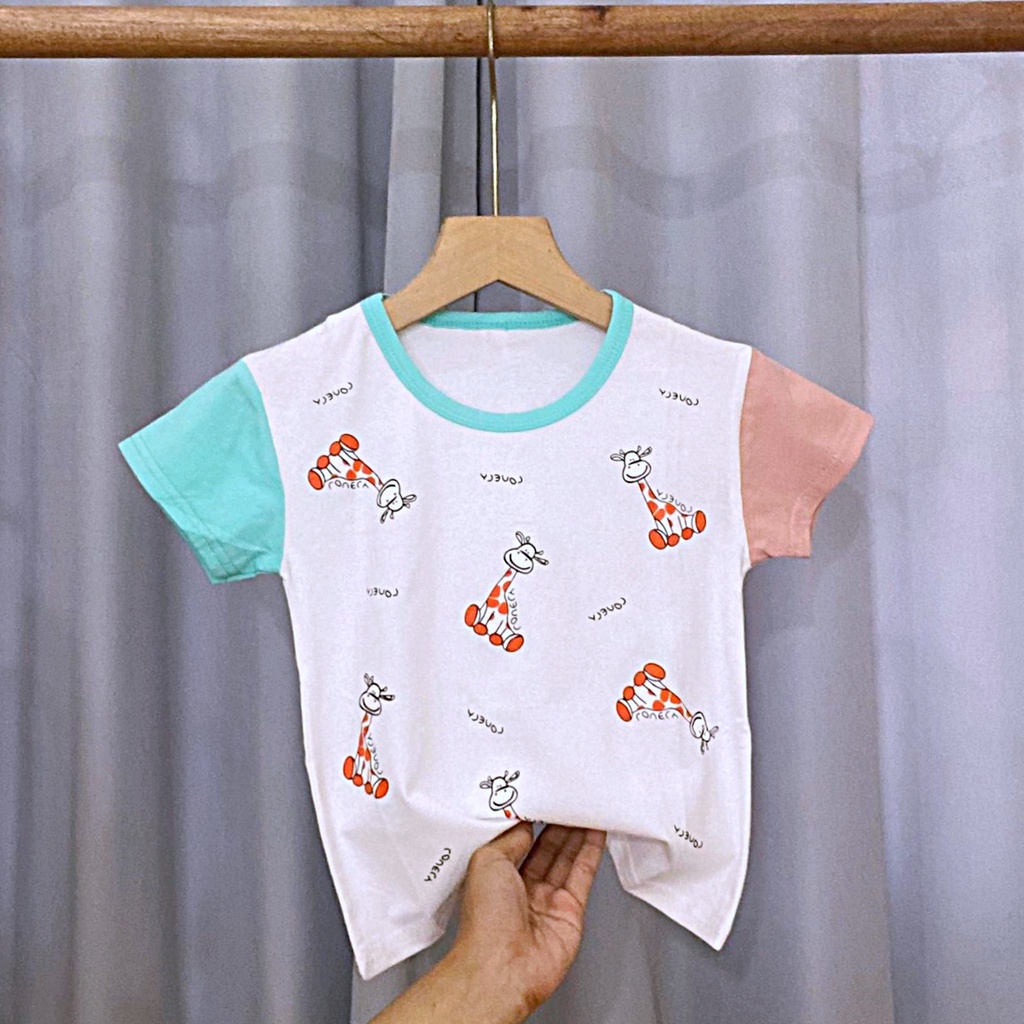 Kaos Anak Mayleen 1-5 Tahun / Baju Kualitas Import Anak Laki Perempuan Karakter Spandex Motif Casual Trendy Korea Style Kiosbalitaaprillia