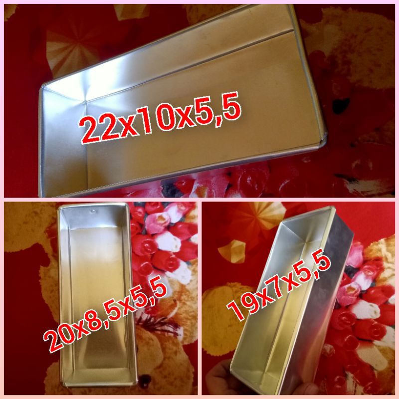 CETAKAN LOYANG TAWAR MURAH MERIAH  22X10X5,5 20X8,5X5,5 19x7x5,5 MURAH TERJANGKAU BAHAN ALUMINIUM ASLI TEBEL LUMAYAN