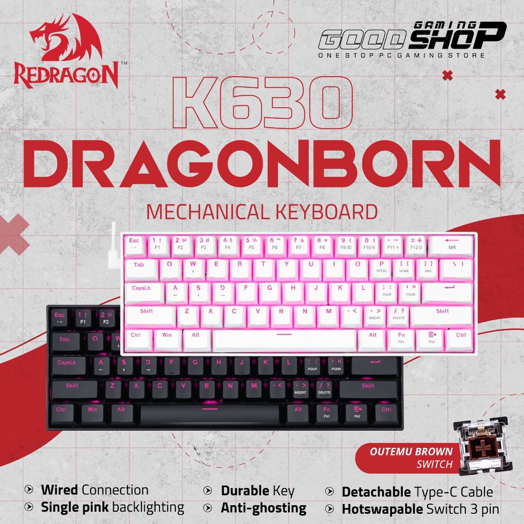 Redragon DRAGONBORN - K630 Mechanical - Gaming Keyboard