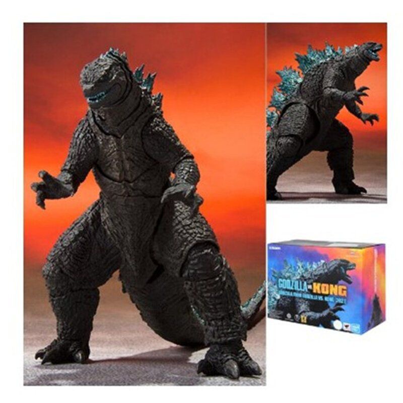 S.h. Vs MonsterArts Kong Godzilla Action Figure Dekorasi Model Koleksi Mainan