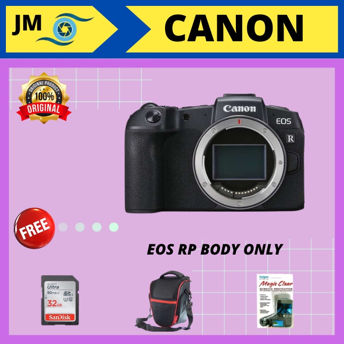 Canon EOS RP Body Only Mirorless - Hitam