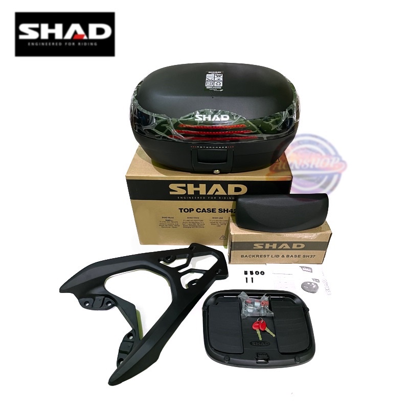 BOX SHAD 46 PAKET  SET PLUS BREKET NMAX OLD /NMAX NEW