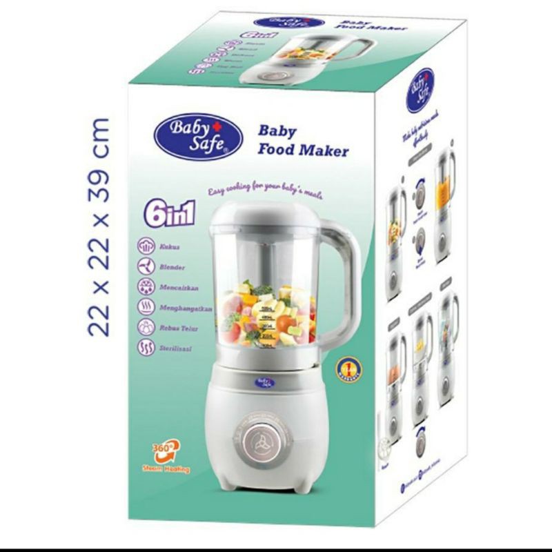 Baby safe food maker lb012 - blender makanan bayi | blender mpasi