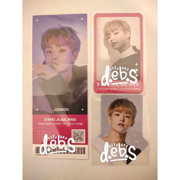 PC PHOTOCARD PARK JIHOON TREASURE POB BENE BENEFIT YGS CH2 CH3