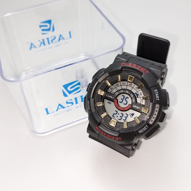 UNISEX Jam Tangan Lasika 8127 Digital Sporty Premium Anti Air