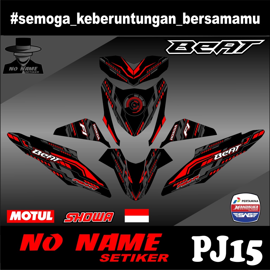 decal stiker beat fi(pj15) 2013 2014 2015 stiker decal sticker