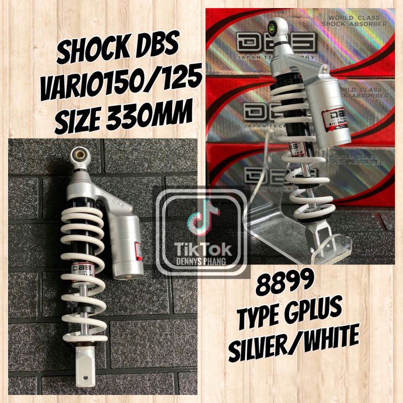 SHOCKBREAKER SHOCK TABUNG ATAS DBS ORIGINAL 330 MM MODEL GAZ SERIES DAN G+ PLUS VARIO SCOOPY XEON SOUL VARIO 125 VARIO 150 MIO LEXI DLL DAN E SERIES 722 DBS 330MM FOURSIX_46