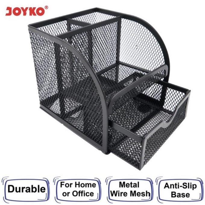 

Office & Stationery | Document Organizer | Desk Set/ Pen Holder/ Tempat Alat Tulis Jaring Joyko Ds-18 | Best Seller