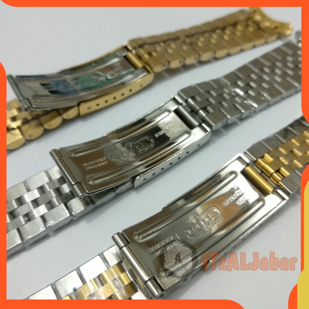 Tali jam Rolex Datejust 20mm Strap tali jam rantai Rolex 20mm