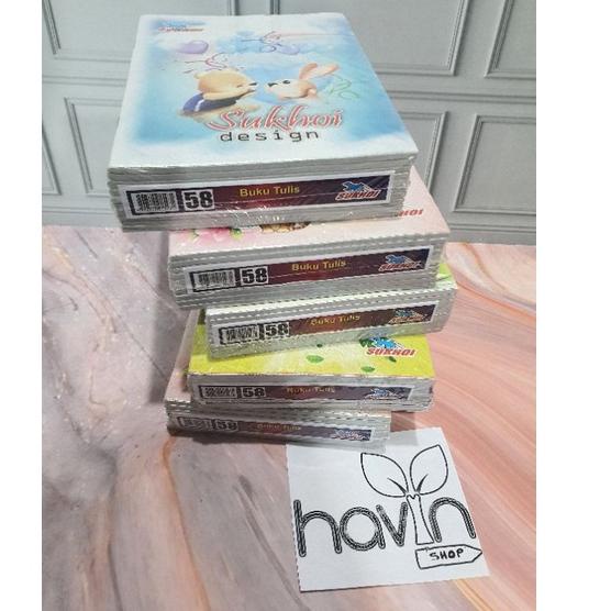 

SL#013|⭐ (10pc) buku tulis murah isi 58 lembar/buku murah/buku tulis⭐tankss.