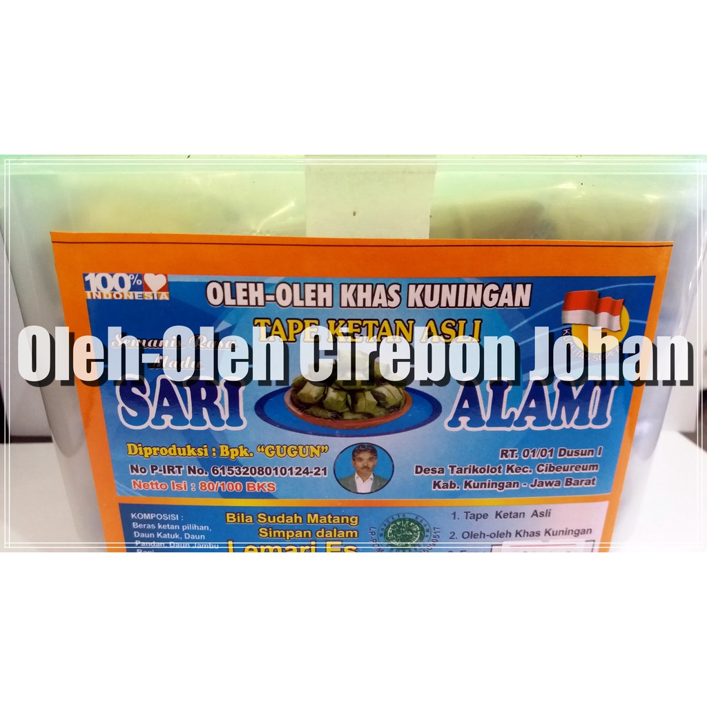 

Tape Ketan Hijau Kuningan Toples