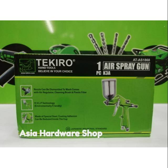 Air Spray Gun Cat K-3 A TEKIRO Alat Semprot Semprotan Tabung Atas Alat Cat