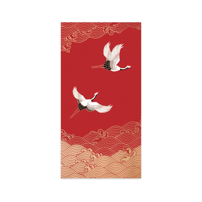 

Money Envelopes Lunar Cranes Set of 12