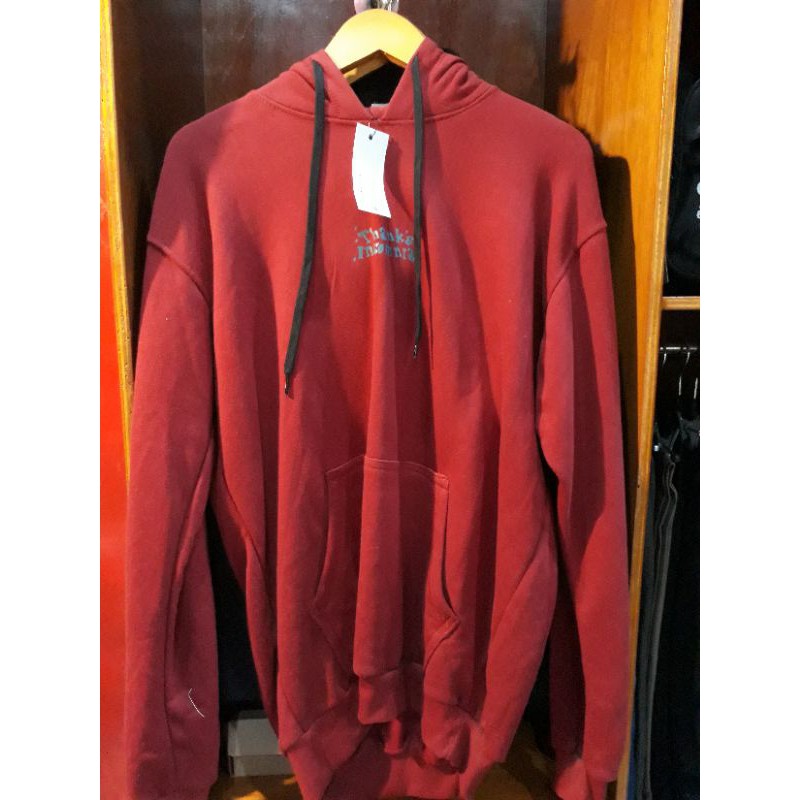 HOODIE MAROON THANKSINSOMNIA