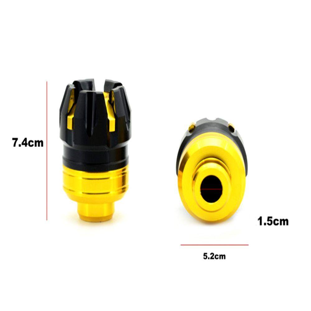 Nanas 2Pcs Depan Belakang Garpu Roda Crash Protector Baru Penutup Pelindung Anti Jatuh Frame Shock Cup