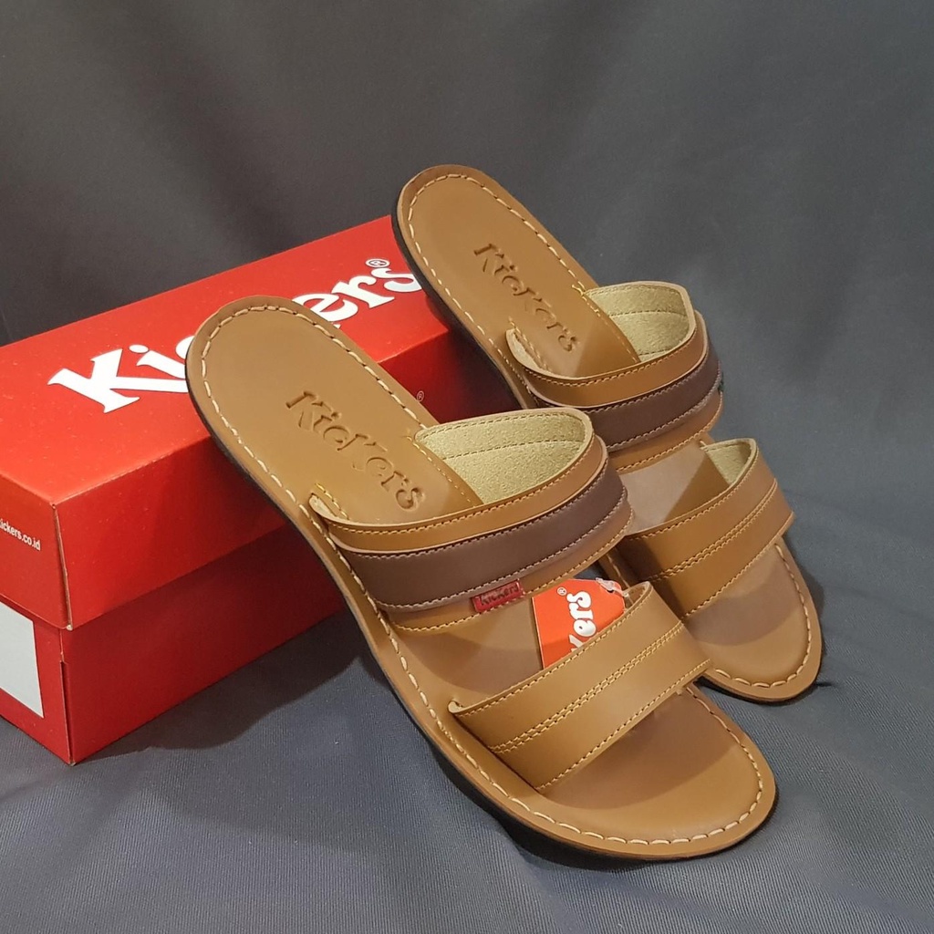 Sandal pria murah. Sandal kickers cowok. Sandal selop pria murah. Sandal selop kulit. Sandal kickers