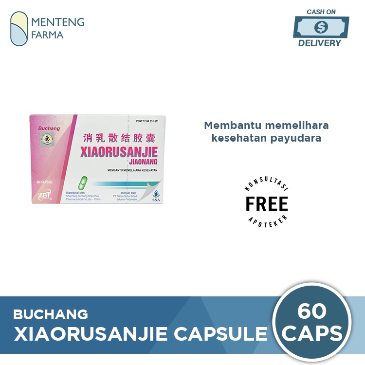 Buchang Xiaoru Sanjie Capsule - Untuk kanker payudara dan mastoplasia