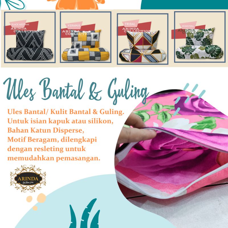 ULES/ KULIT BANTAL &amp; GULING (Untuk isian kapuk/silikon)