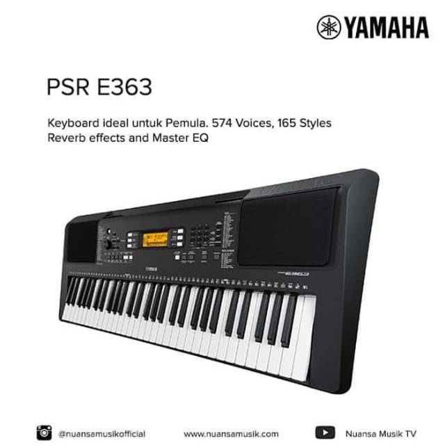 Keyboard yamaha PSR E-636