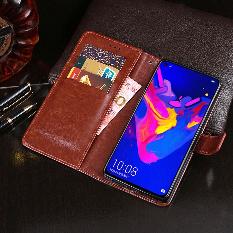 Casing Flip Case Dompet Kulitstandslot Kartututup Magnet Untuk Huawei Honor V20