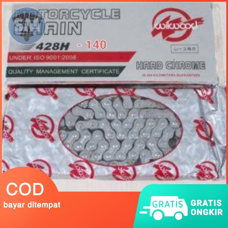 RANTAI GOLD WILWOOD 428H 140/RANTAI WILWOOD 428H 140/RANTAI GOLD WILWOOD/RANTAI CRF/RANTAI KLX