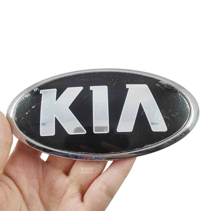 1pc Stiker Emblem Logo Kia Bahan Abs Untuk Bagasi Depanbelakang Mobil Kia