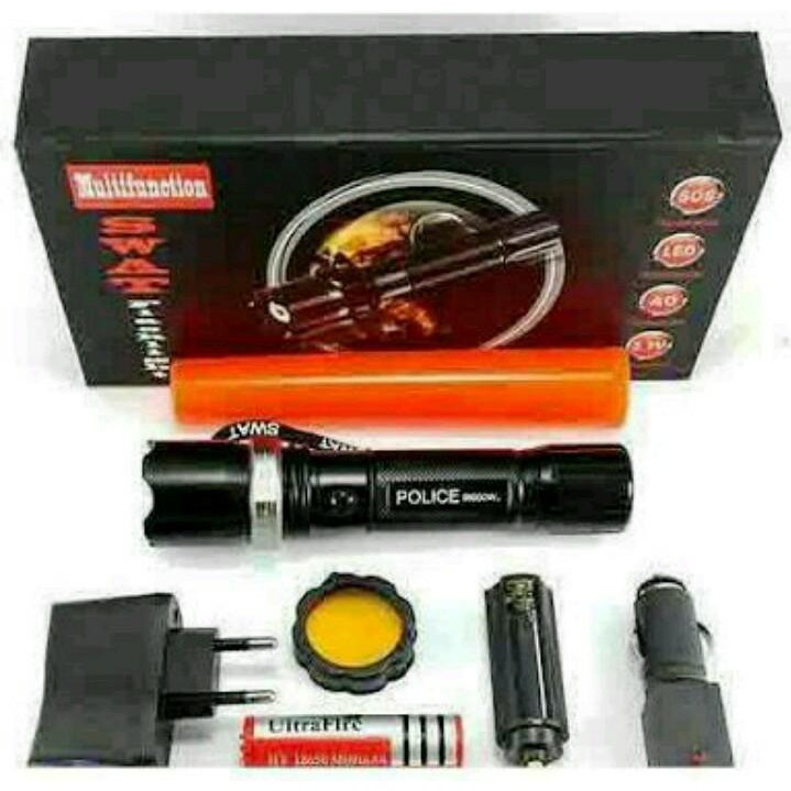 TERBAIK DISINI Bai Chuan Swat Flashlight Senter Swat Bai Chuan Baichuan Senter Police Polisi Sente