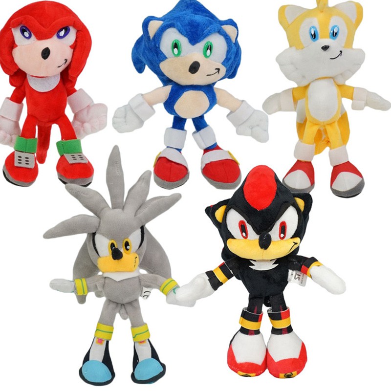 5Styles Sonic Plush 23CM Super Sonic Plush Toys Cartoon Sonic Plush Stuffed Animals Doll Toy