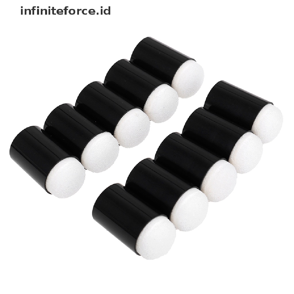 Infiniteforce.id 10Pcs / Set Spons Jari Daubers Untuk Stempel Tinta Reborn