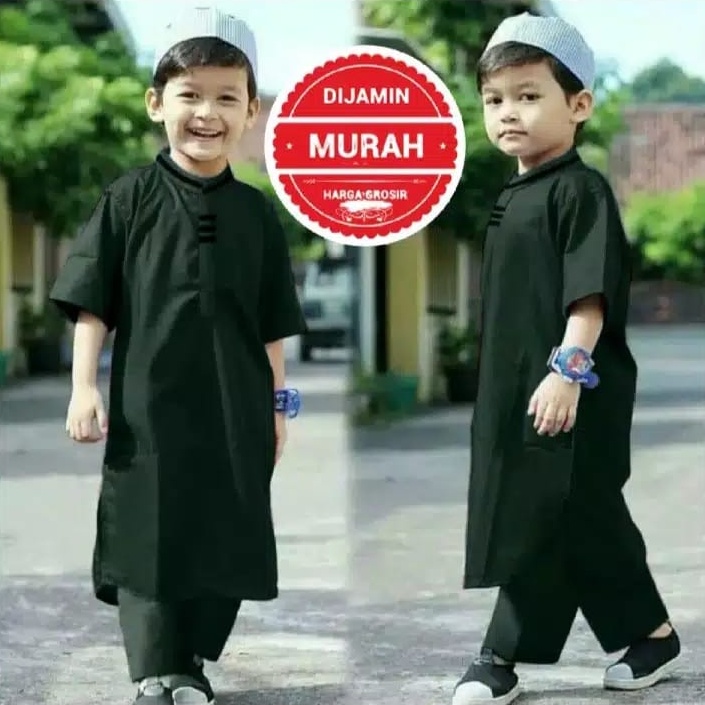 Baju Koko Anak Pakistan / Kurta Anak Pakistan 1-10 Tahun