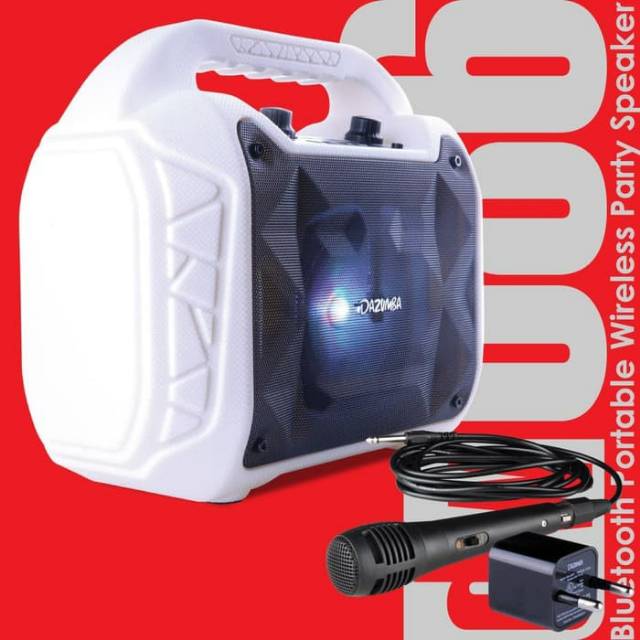 Speaker Karaoke  1 Mic Bluetooth Portable Dazumba  Free Mic n Adaptor DW086