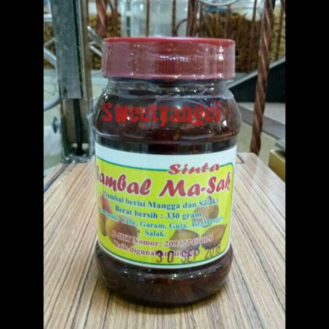 

Sambal Ma-Sak (Sambal berisi Mangga & Salak)