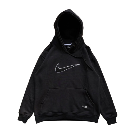 Jaket Sweater Hoodie NK BIGSWOOSH – Black Edition Fashion Trendy Casual Pria Good Brand Quality Stylish